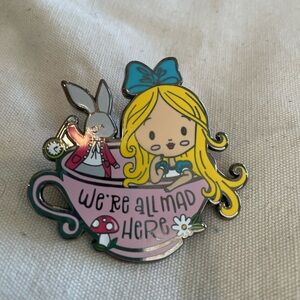Alice in Wonderland Enamel Pin